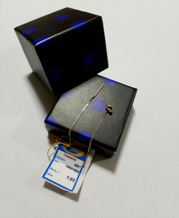 Сережки жіночі золоті нові