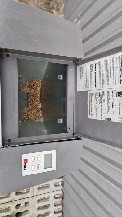 Piec na pellet pelet kominek koza kocioł RIKA 8KW mocny DZIAŁA DUŻY