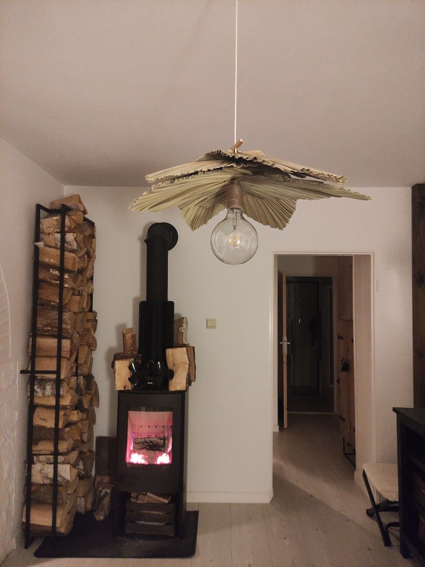 Ręcznie robiona lampa w stylu Boho - unikatowa