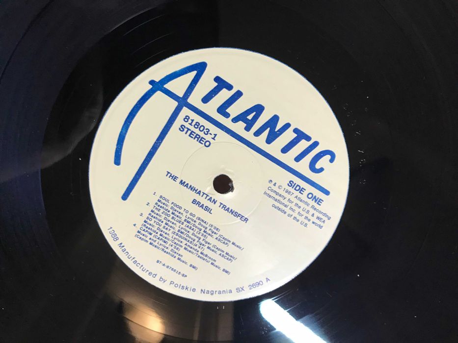 Płyta winylowa The Manhattan Transfer - Brash Winyl 1988 IDEAŁ NOWA