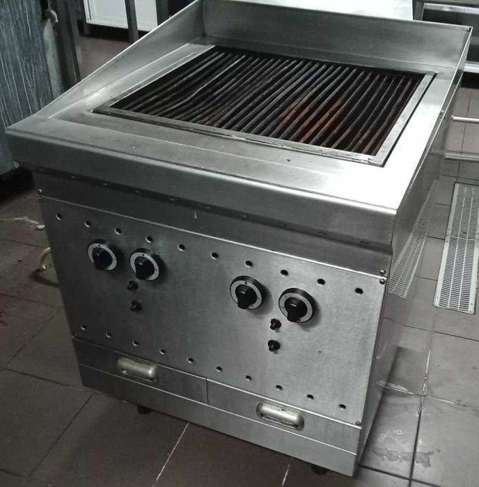 Grelhador a gás duplo industrial