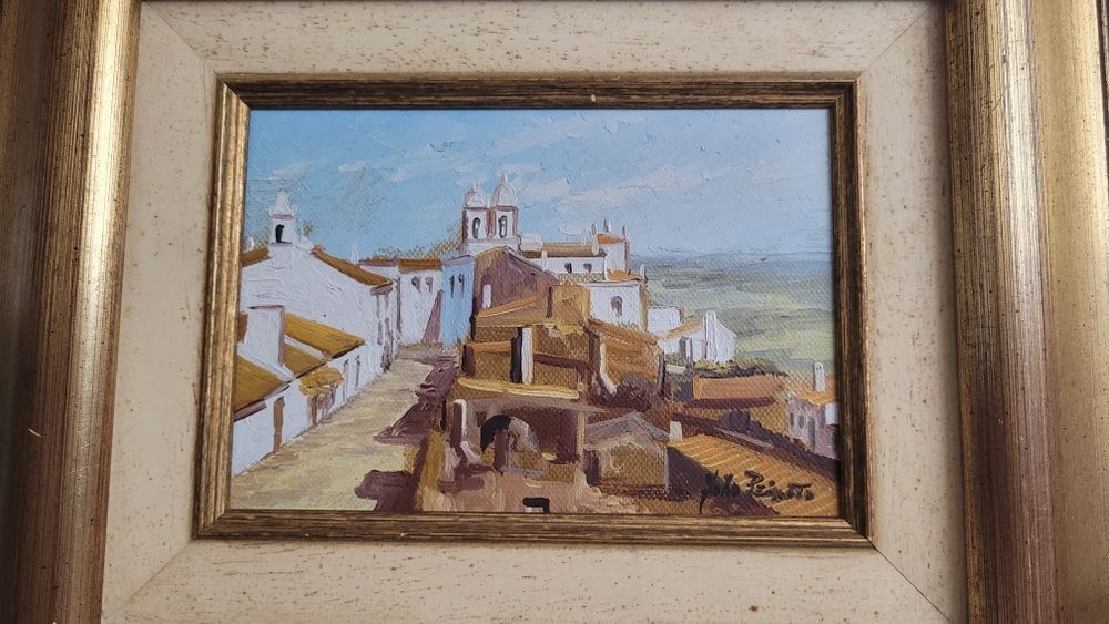 Quadro tela óleo João Peixoto