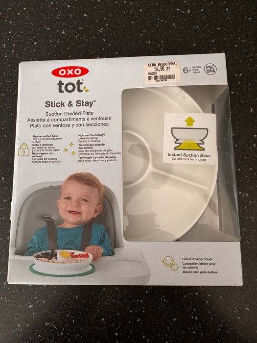 Nowy talerzyk OXO trójwymiarowy dla dziecka