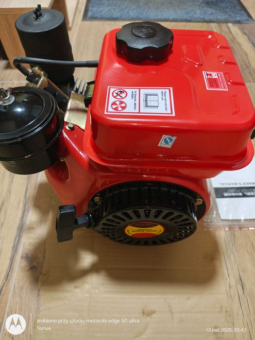 Silnik diesel 168F 3 KM nowy pojemność 196ccm zagęszczarka agregat