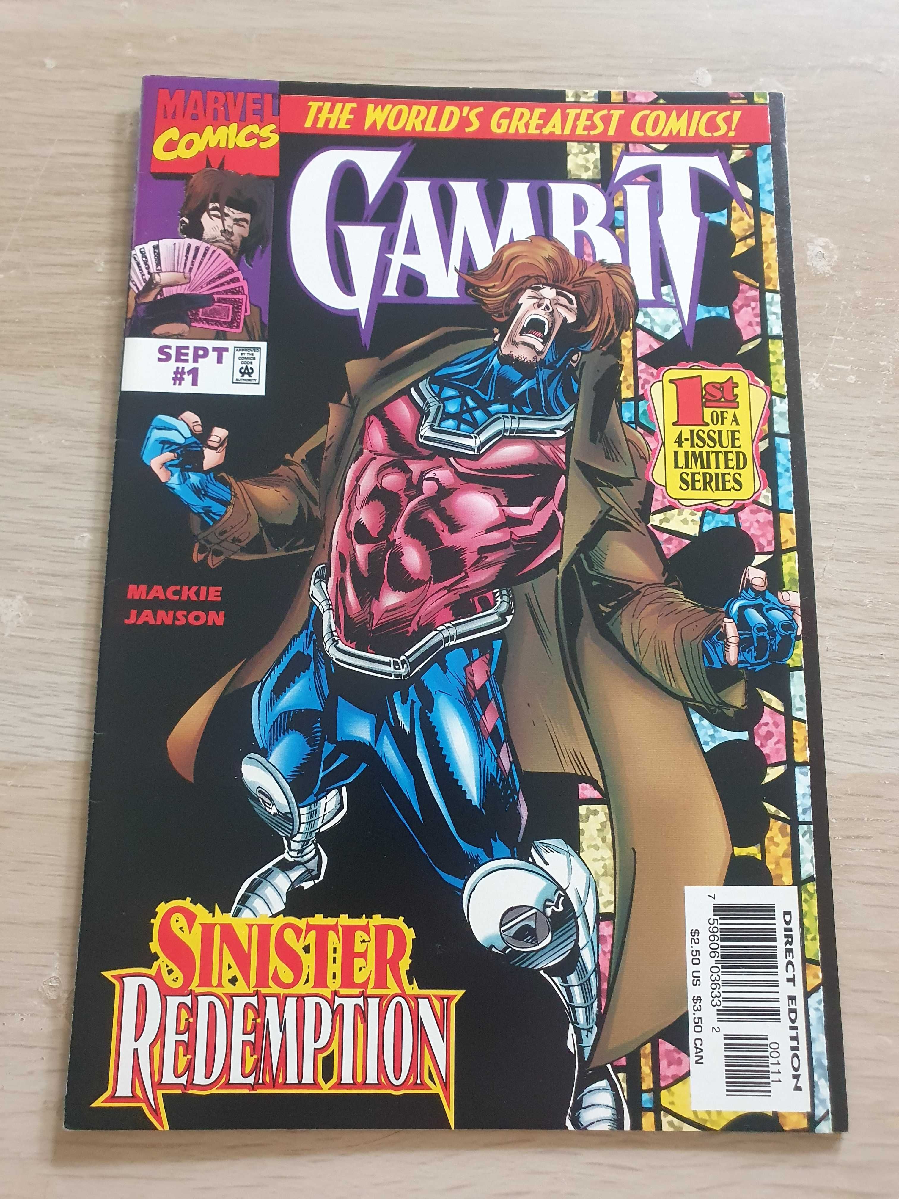 Gambit mix- Gambit vol 1: 4 (1994) Gambit vol 2: 1, 2, 4 (1997) (ZM48)