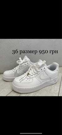 Кроссовки Nike Air Force белые разные размеры