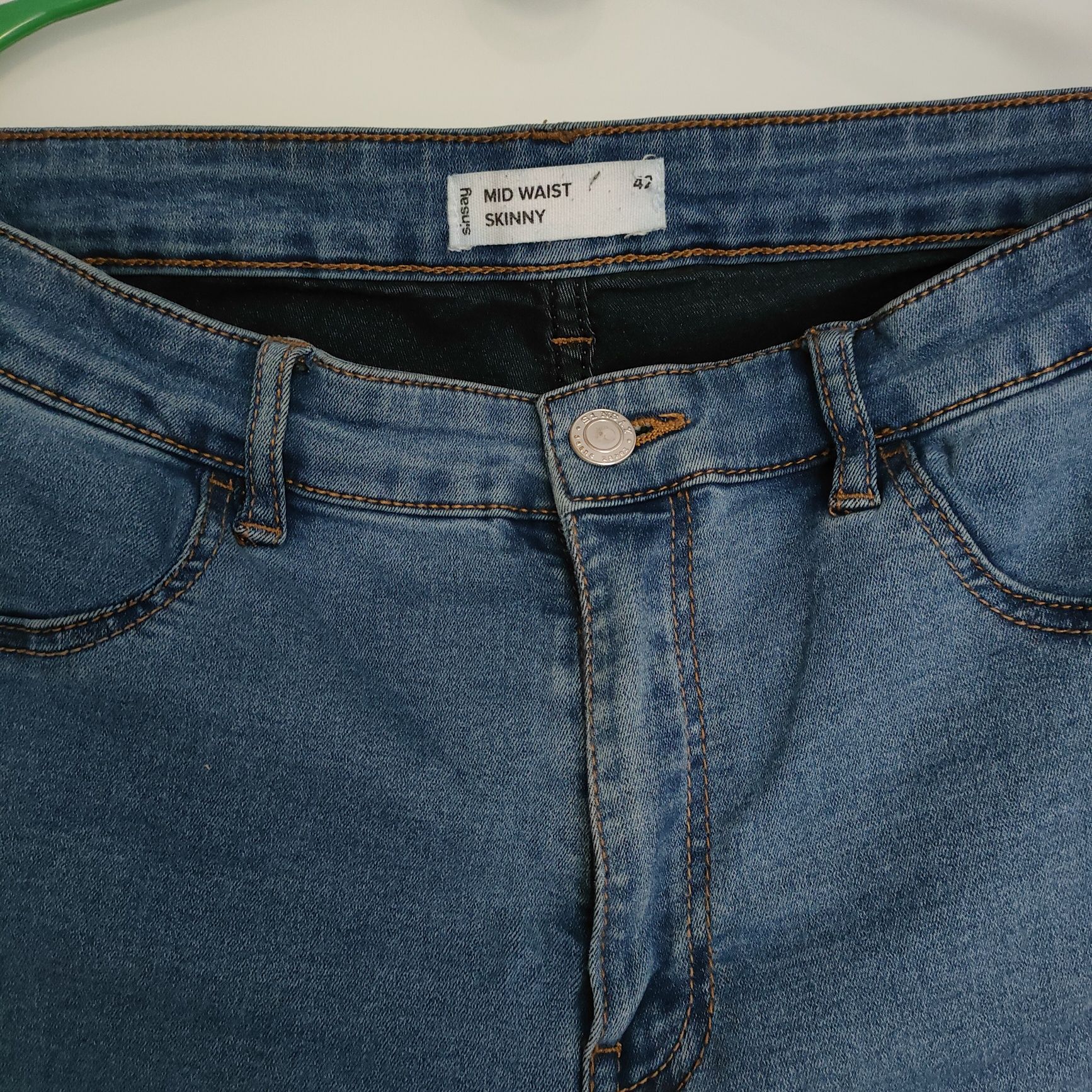 Jeansy skinny 42