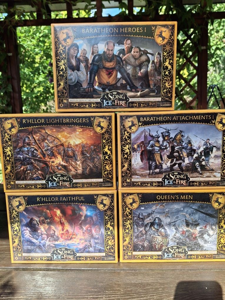 Zestawy armii Baratheon asoiaf tmg A Song of Ice and Fire