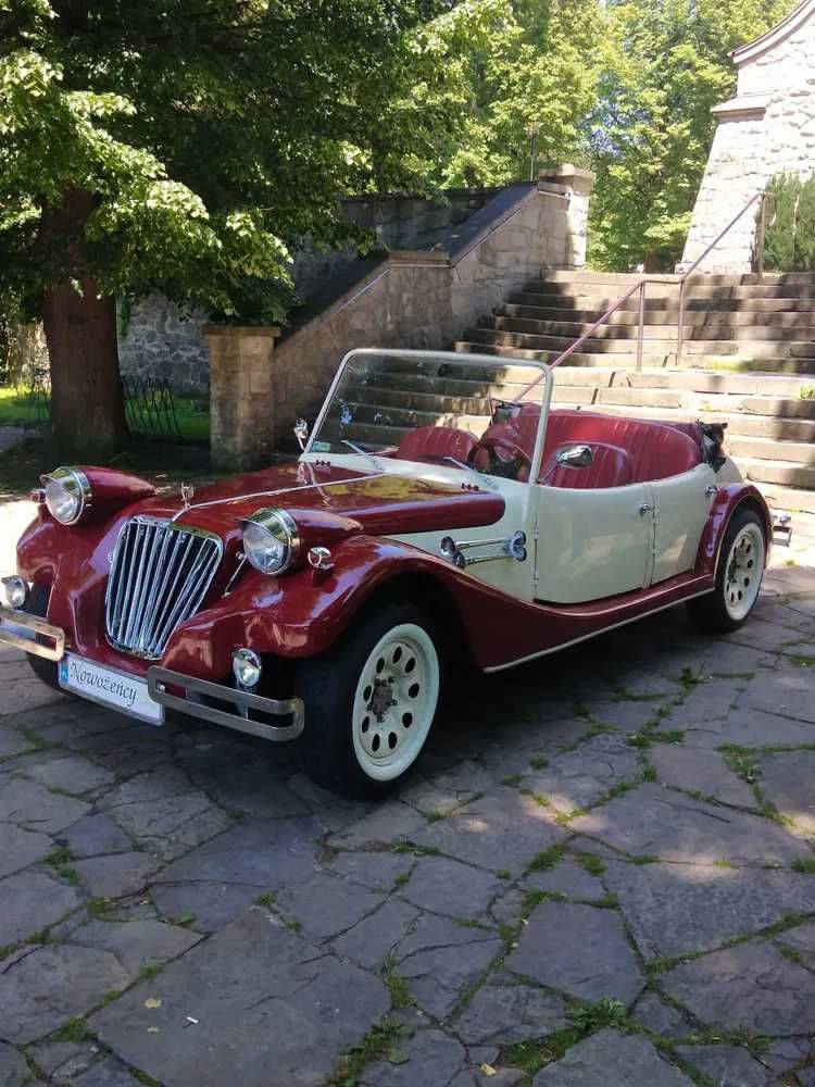 Auto/samochód do ślubu, Alfa Romeo z 1932r, Morgan, Mercedes, Chrysler