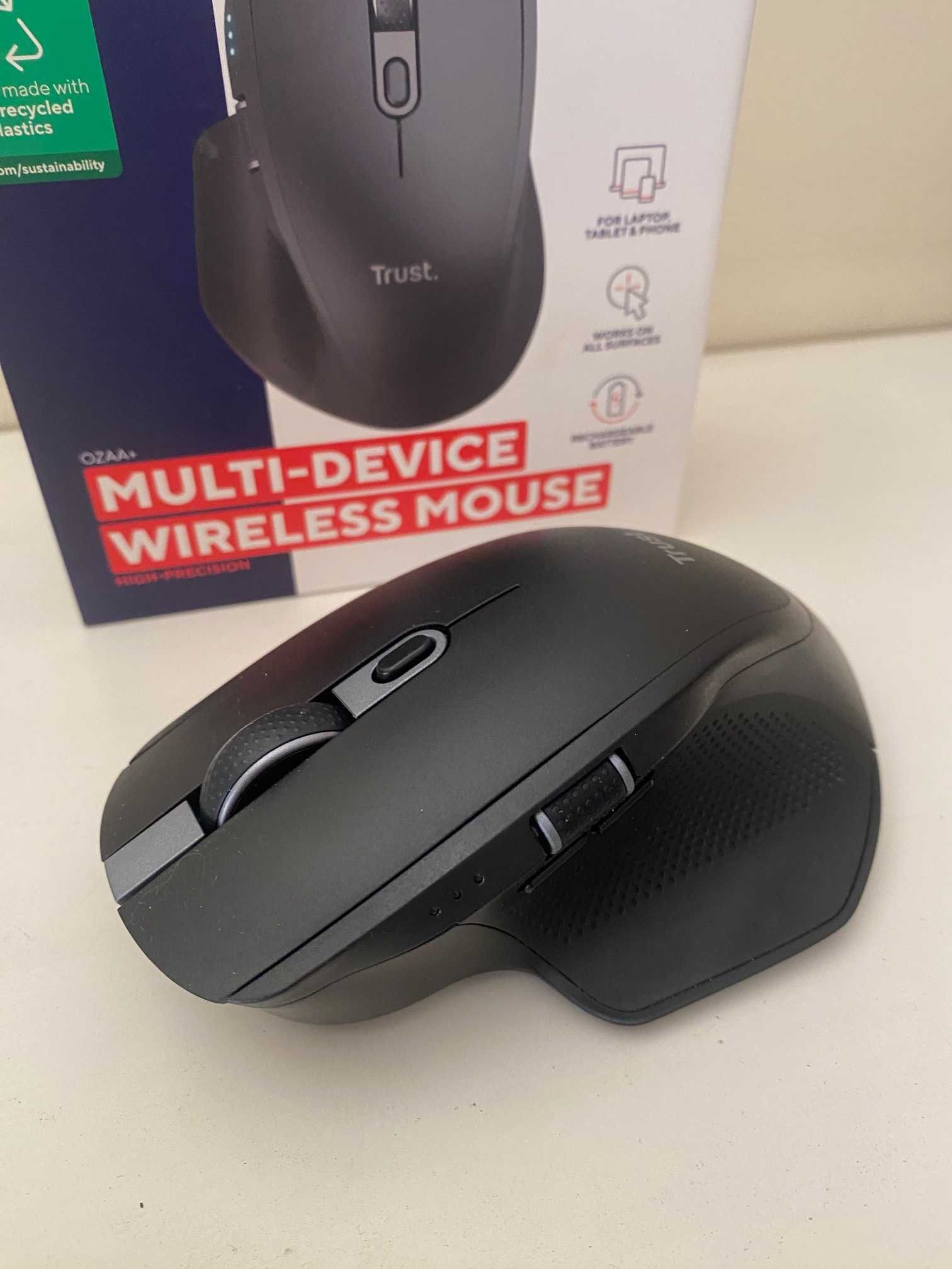 Multi Device Wireless Mouse Trust + MousePad NPLAY