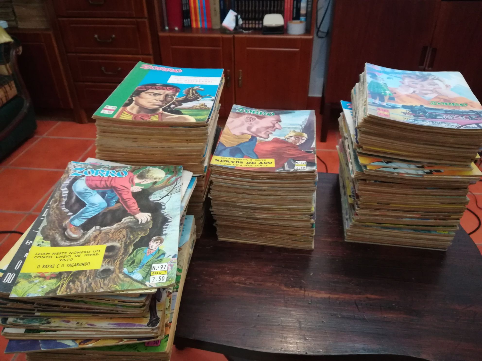 134 Livros Col. Zorro 1961, vendo em separado