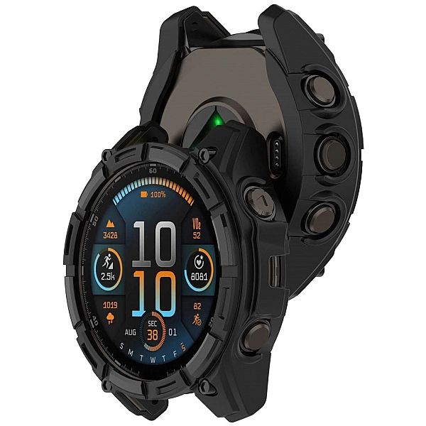 Etui Tech-Protect Defense Air na Garmin Fenix 8/51 mm - czarne
