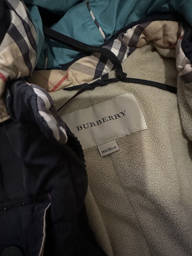 Зимний комбенизон burberry