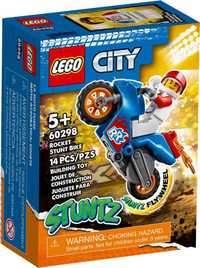 LEGO CITY Rakietowy motocykl kaskaderski 60298 szybko