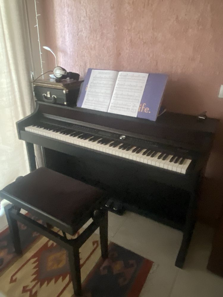 Piano Thomann DP-95 com banco