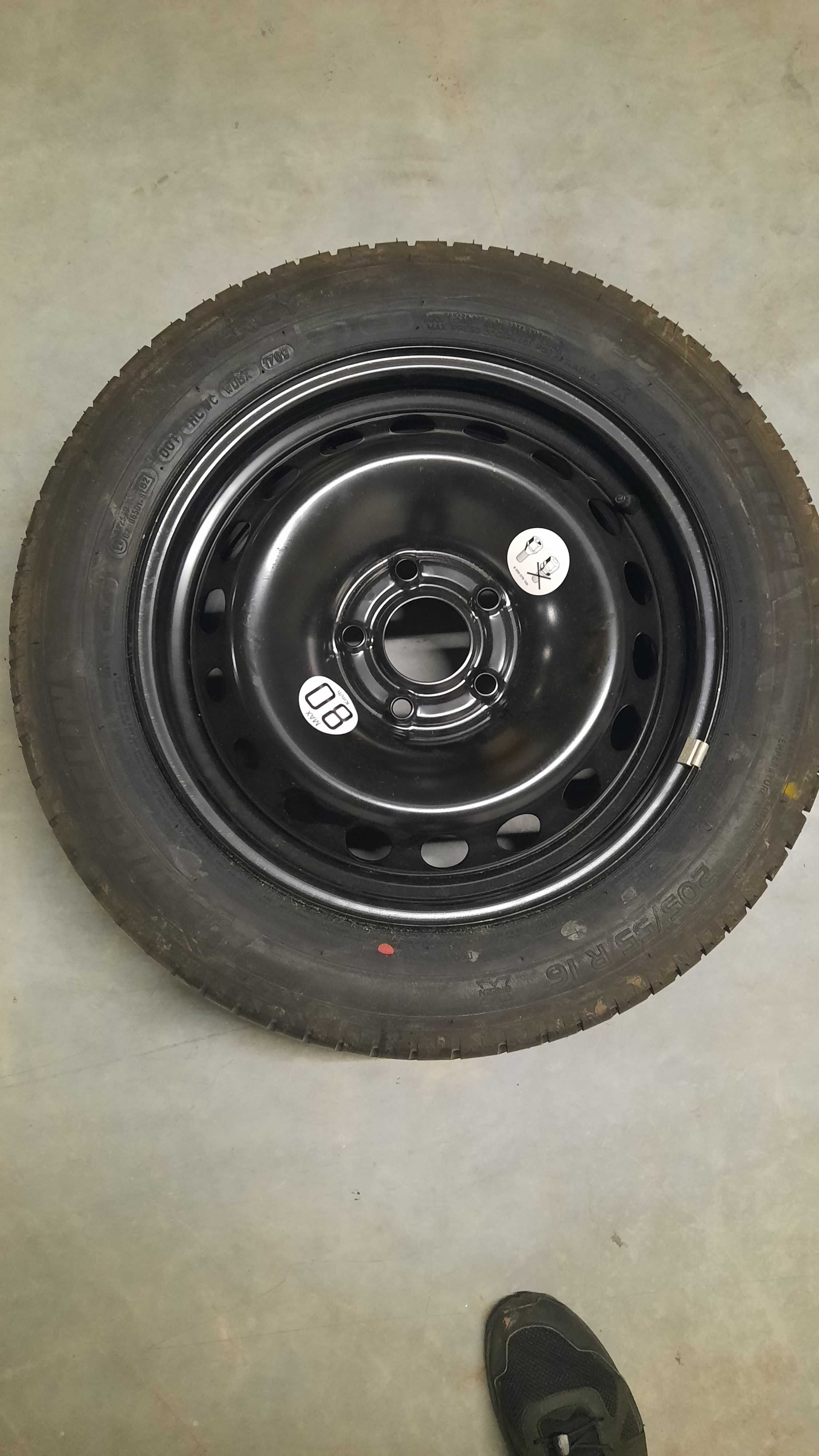 Koło zapasowe/dojazdowe renault megane 3 5x114,3