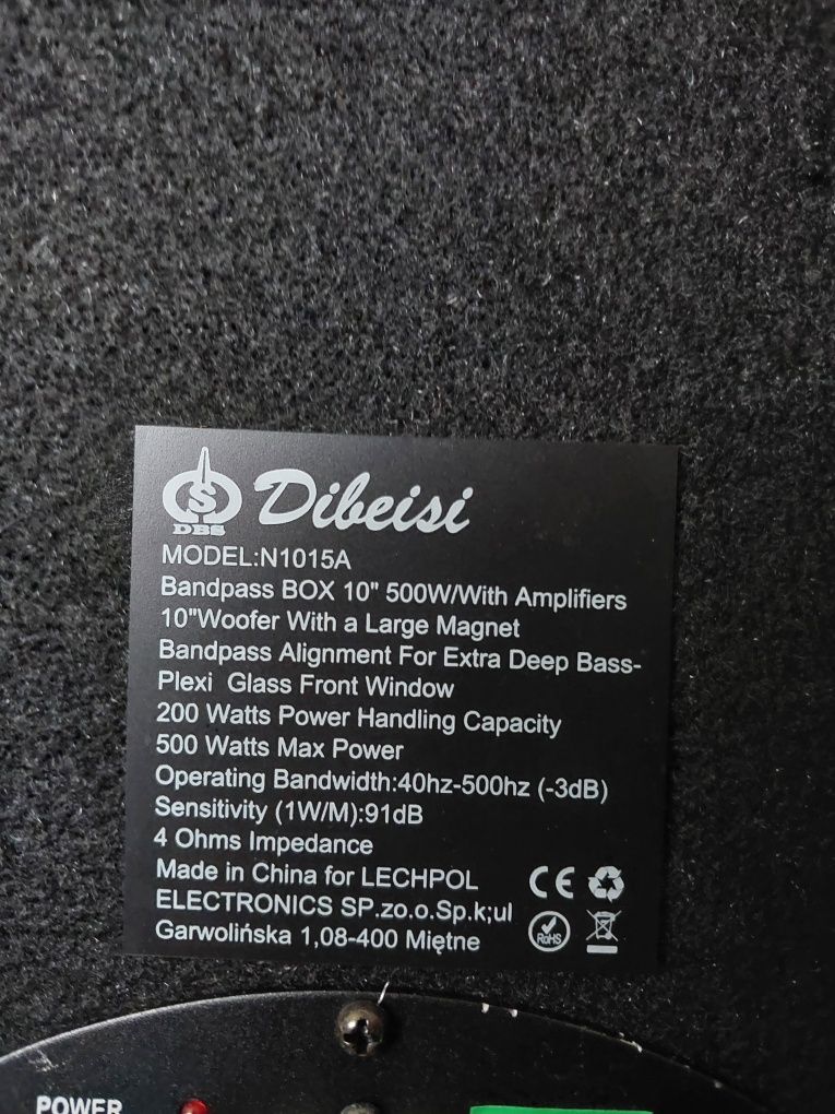 Subwoofer Dibeisi 500Watt