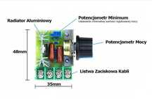 Regulator obrotów silnika napięcia, ściemniacz lamp 2000W 230V