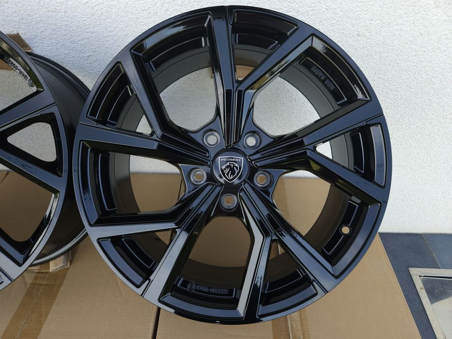 Peugeot 18 " Nowe 5x108 Felgi 308 / 3008/ 5008 / 508 Czarne Alufelgi