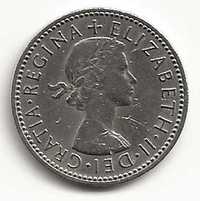 1 Shilling de 1955. Reino Unido, Isabel II