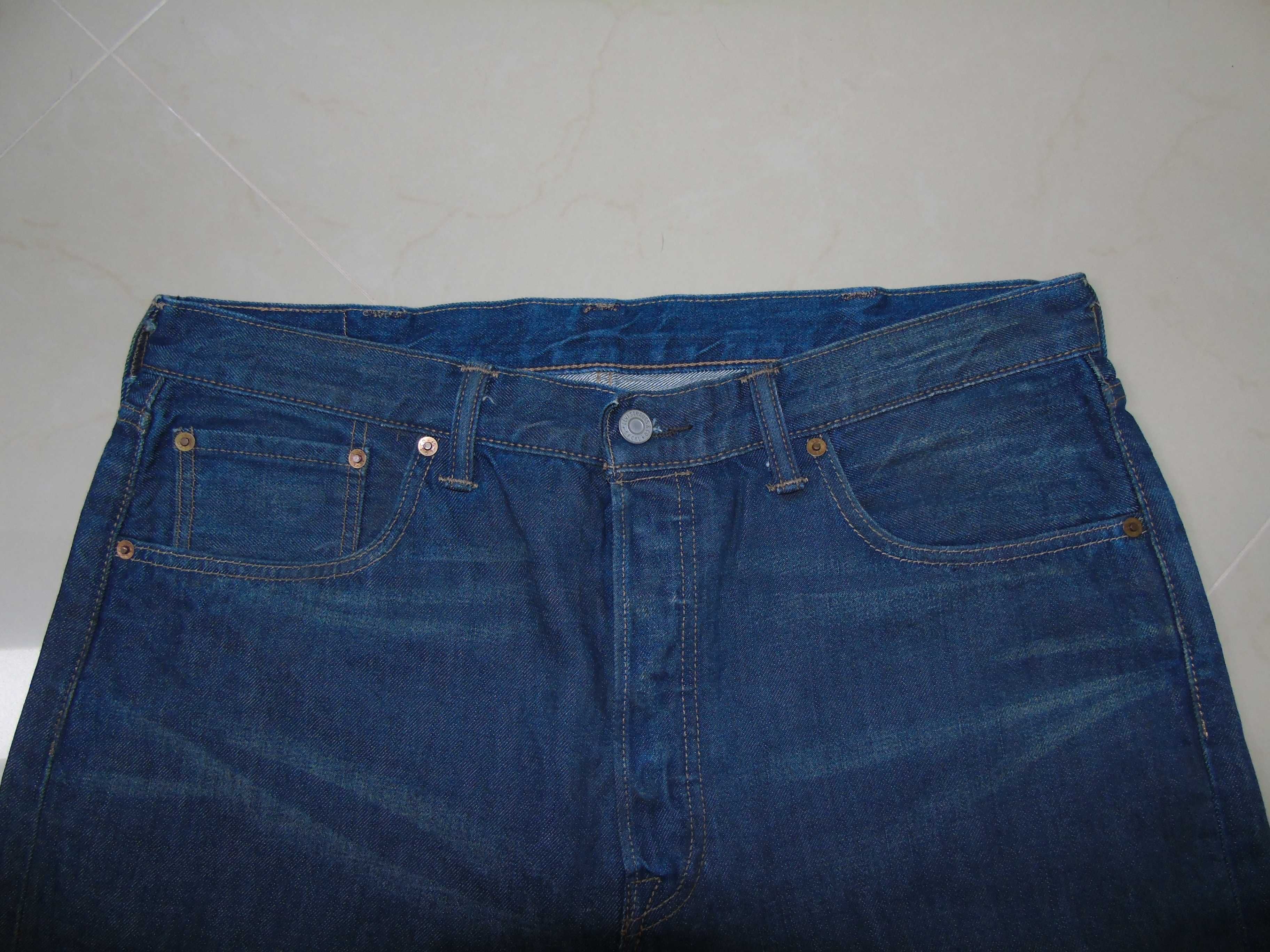 Levis 501 38/34 Spodnie Piękne Nowe