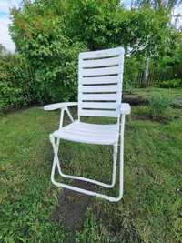 Leżak krzesło ogrodowe plastikowe