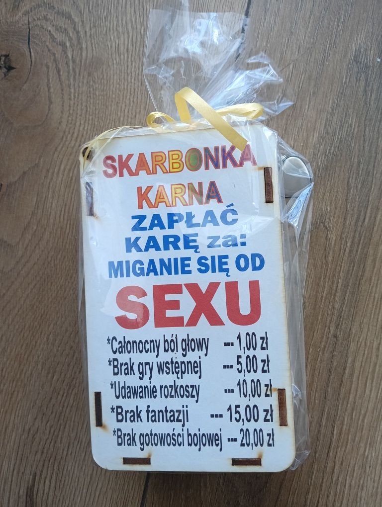 Skarbonka nowa na urodziny