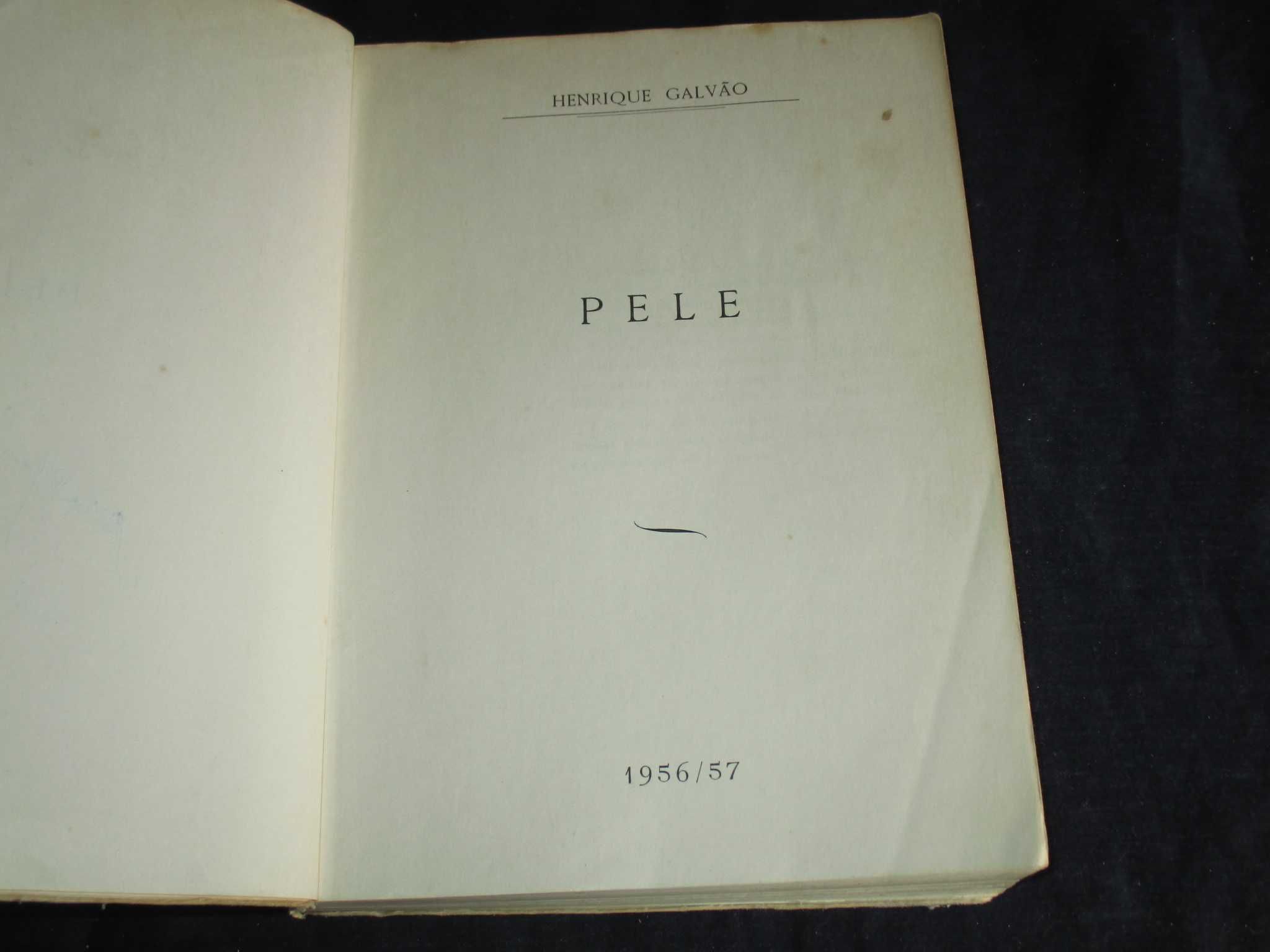 Livro Pele Henrique Galvão 1ª edição 1956