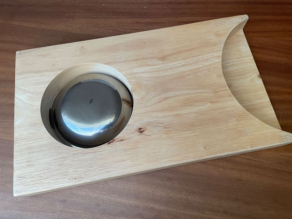 TCM Tábua de cortar com tigela incorporada