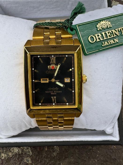 Orient Automático 3 Estrelas – Dourado & Preto | Novo, Raríssimo, c/ G