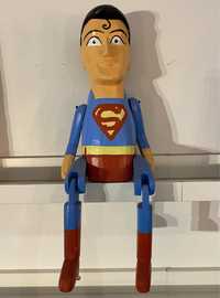 Marionetka figurka Supermen z drewna Ręczne wykonanie prosto z Azji