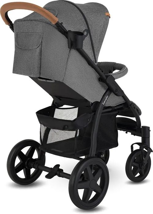 lionelo annet plus wózek spacerowy do 22 kg stone caramel