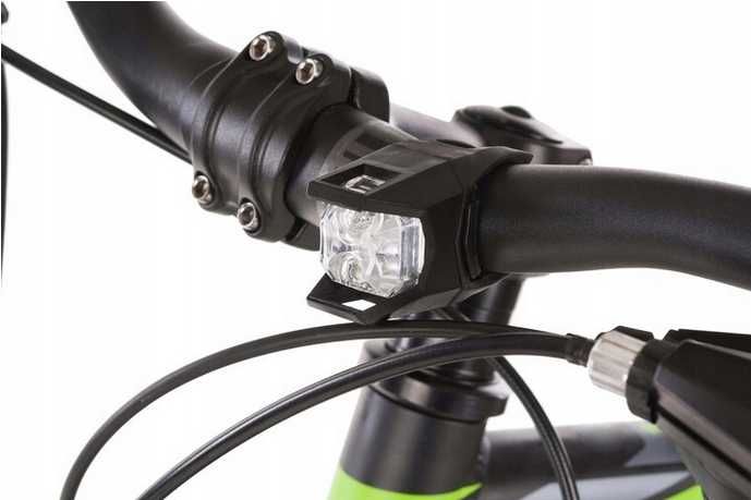 Zestaw Lampek Rowerowych Przód + Tył na baterie