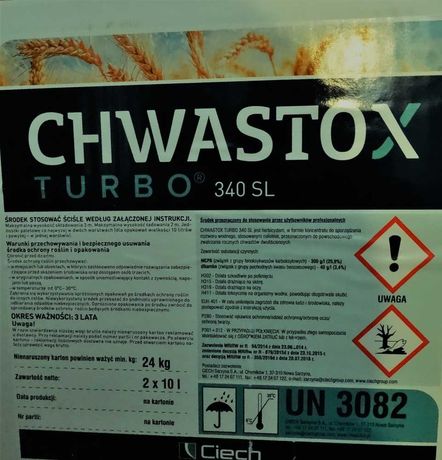 CHWASTOX TURBO 340 SL 20l (2x10l) wysyłka sklep FV