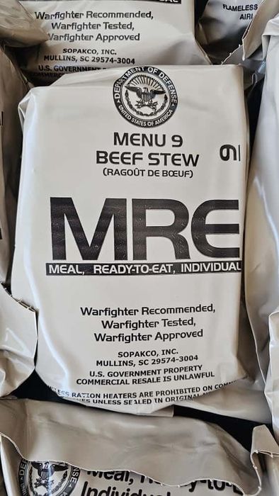 MRE - Meal Ready to Eat (Razão Individual de Combate) Americana USA