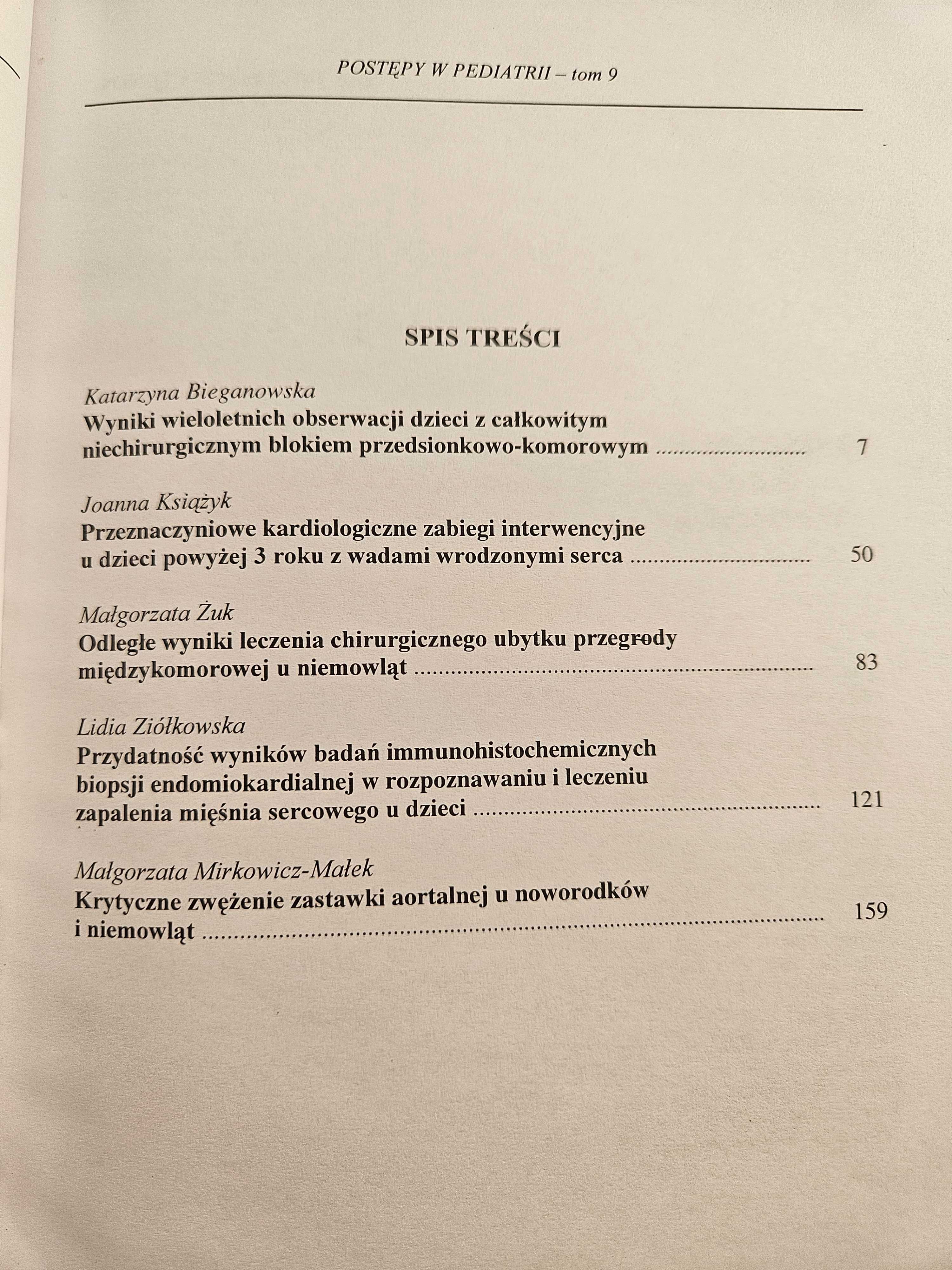 Postepy w pediatrii Kardiologia