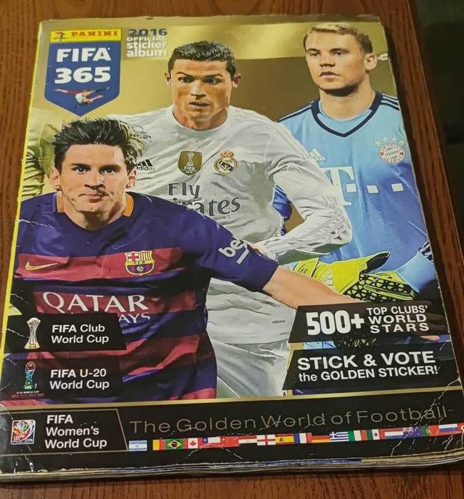 FIFA 365 sticker z 2016 Panini cały komplet naklejek – 856sztuk