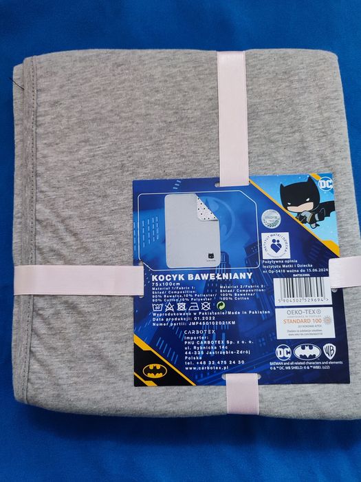 Nowy kocyk Batman dla dziewczynki