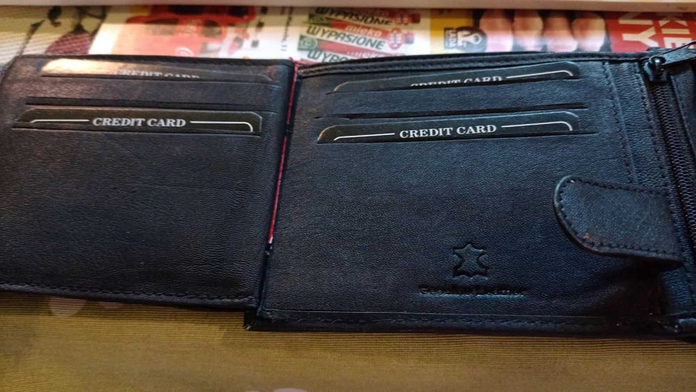 Portfel męski skóra Cavaldi