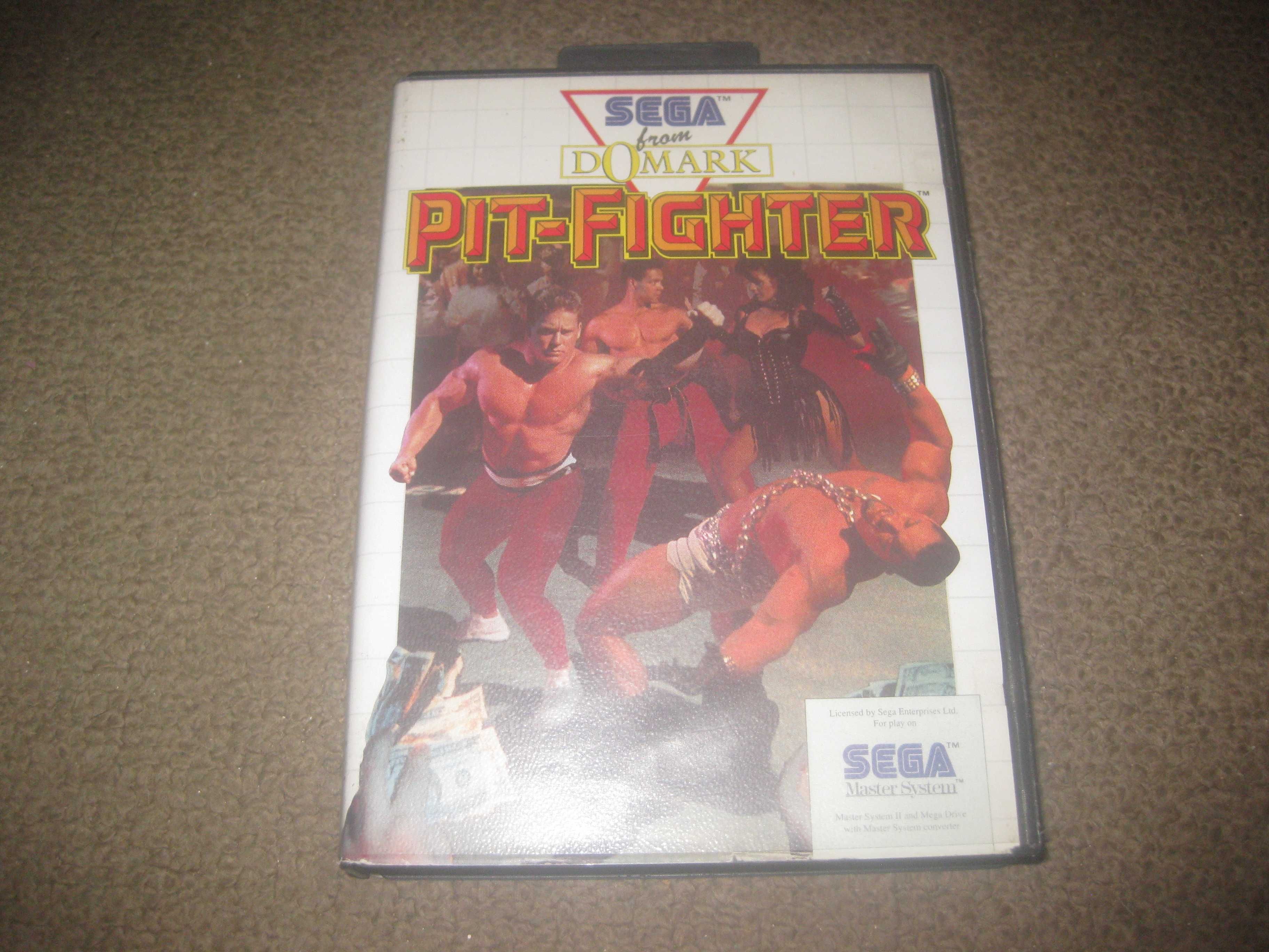Jogo "Pit-Fighter" para Sega Master System/Completo!