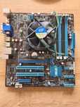 Części z komputera PC płyta główna Asus + procesor Intel + chłodzenie