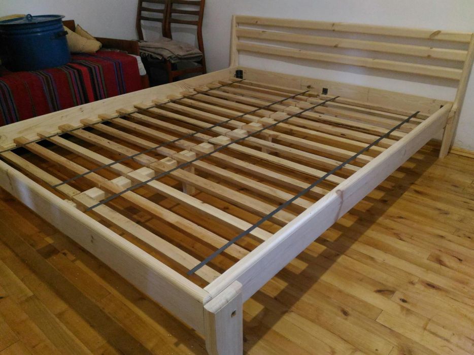 Ліжко з дерева під ортопедичний матрас