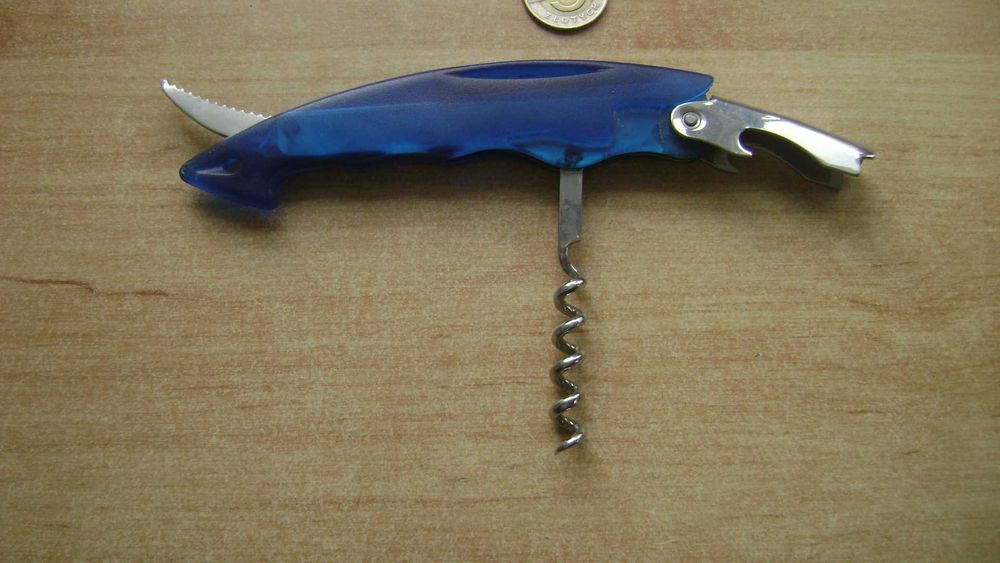 Starocie z PRL - Stare sztućce = Korkociąg wielofunkcyjny