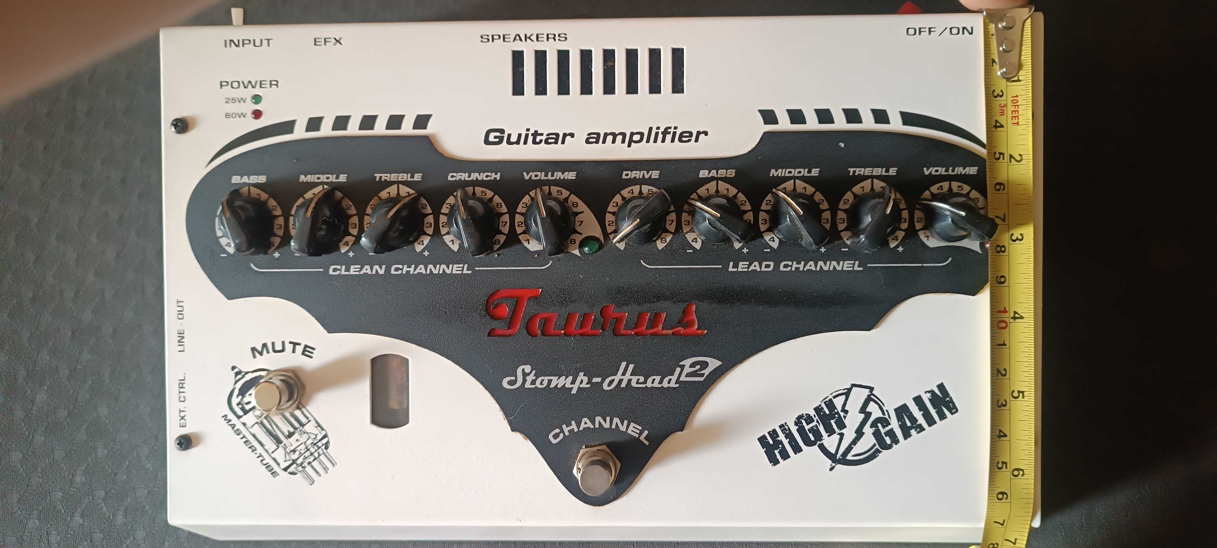 Wzmacniacz gitarowy head Taurus Stomp-Head 2.High Gain