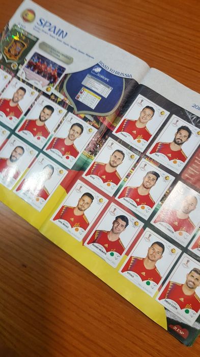 Coleção de cromos completa Russia 2018. Para colecionadores