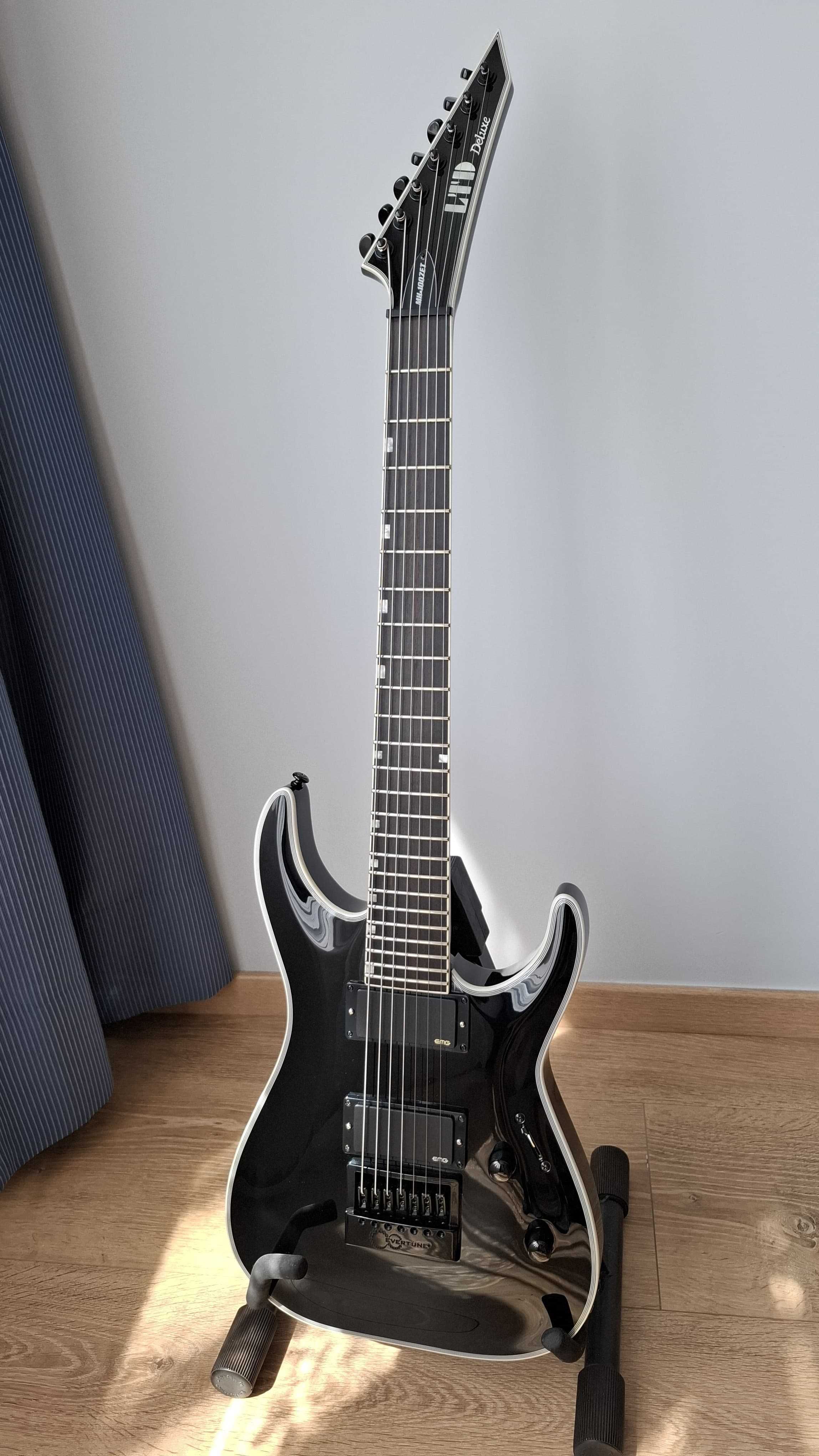 ESP LTD MH-1007 ET Deluxe 7 Cordas Evertune EMG