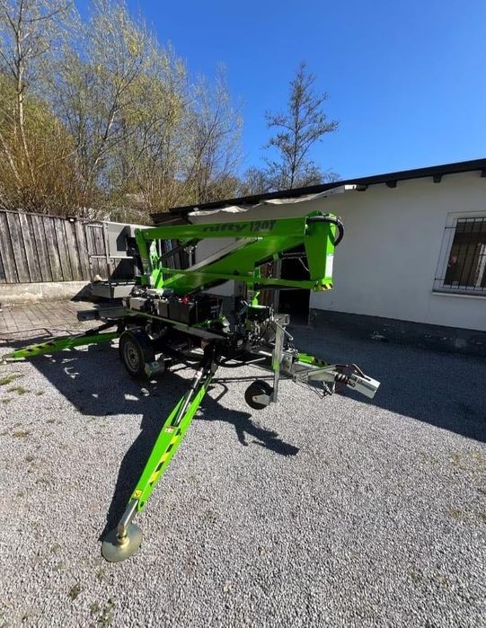 Podnośnik koszowy zwyżka, przyczepka