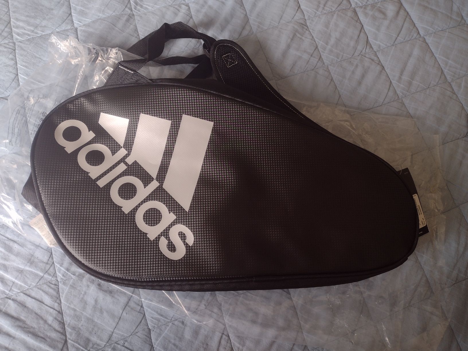 Saco - Adidas Racket Bag Carbón Control Black Silver - NOVO