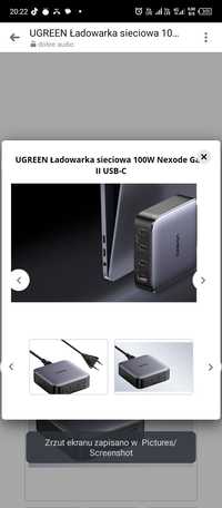 UGREEN Ładowarka sieciowa 100W Nexode GaN II USB-C