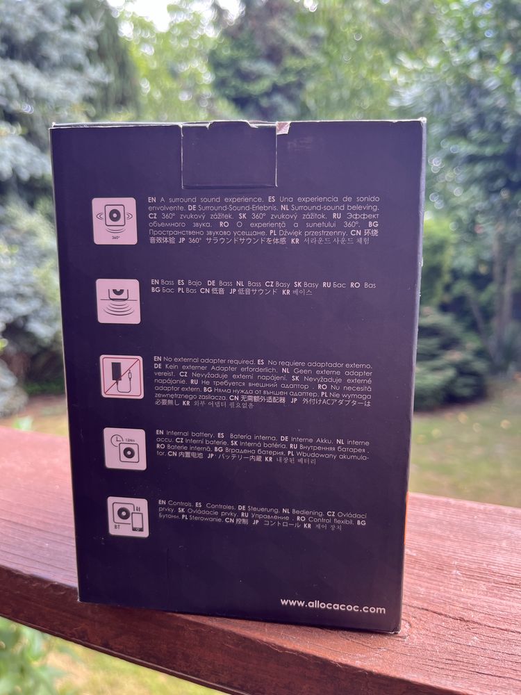 Allocacoc audioCube Portable przenośny głośnik Bluetooth